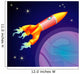 Rocket Space Ship Wall Mural