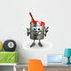 Paint Bucket Character is pointing Wall Decal