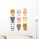 Happy Little Animals Wall Stickers Wall Decal
