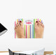 Feet on bathroom scale with word "SOS" on dial Wall Decal