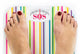 Feet on bathroom scale with word "SOS" on dial Wall Decal