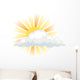 Sun and Cloud Wall Decal