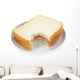 Bitten Baloney Sandwich On White Bread Wall Decal