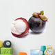 fresh mangosteen Wall Decal