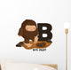 B for Bigfoot Wall Decal