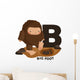 B for Bigfoot Wall Decal