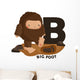 B for Bigfoot Wall Decal