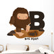 B for Bigfoot Wall Decal