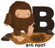 B for Bigfoot Wall Decal