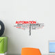 Automation - word cloud illustration Wall Decal