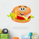 hamburger ok Wall Decal