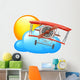 A Vintage Plane Flying Wall Decal