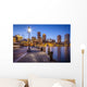 Panorama Boston Harbor and Wall Decal