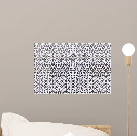 Black Tiles Wall Decal