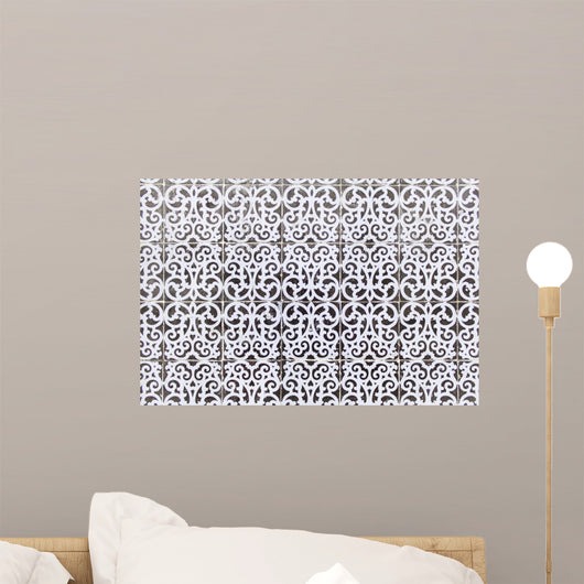 Black Tiles Wall Decal