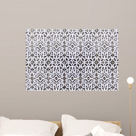Black Tiles Wall Decal