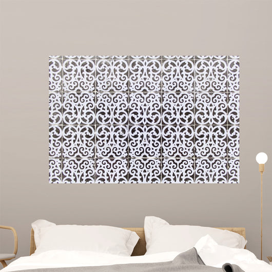 Black Tiles Wall Decal