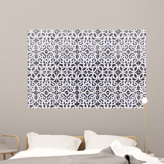 Black Tiles Wall Decal