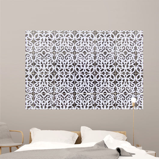 Black Tiles Wall Decal
