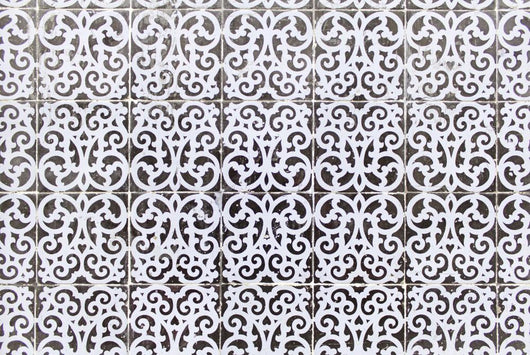 Black Tiles Wall Decal