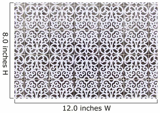 Black Tiles Wall Decal