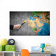 Let's Color World Wall Decal