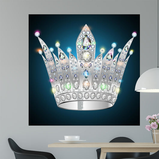 Shiny Crown Silver Blue