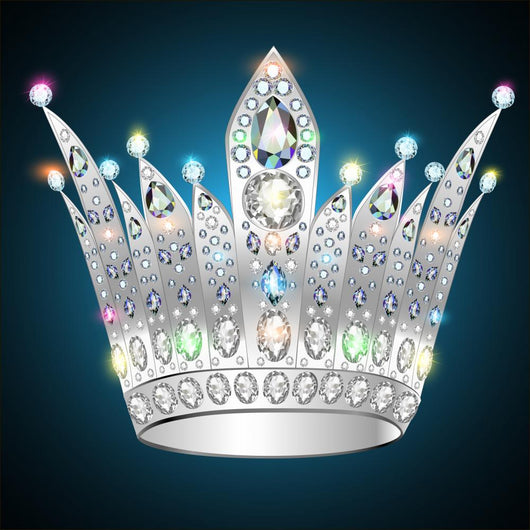 Shiny Crown Silver Blue