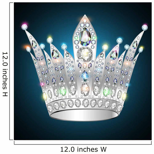 Shiny Crown Silver Blue