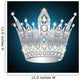 Shiny Crown Silver Blue