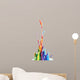 Colorful paint splashing Wall Decal