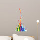 Colorful paint splashing Wall Decal