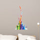 Colorful paint splashing Wall Decal