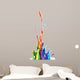 Colorful paint splashing Wall Decal