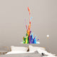 Colorful paint splashing Wall Decal
