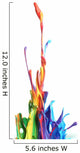 Colorful paint splashing Wall Decal