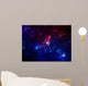 Colorful Stars in Space Wall Mural