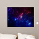 Colorful Stars in Space Wall Mural