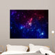 Colorful Stars in Space Wall Mural