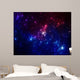 Colorful Stars in Space Wall Mural