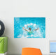 Man falling and splashing into water Wall Mural
