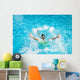 Man falling and splashing into water Wall Mural