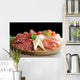 Arrangement of Delicatessen Cold Cuts with Smoked Ham, Cheese Wall Mural