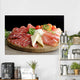 Arrangement of Delicatessen Cold Cuts with Smoked Ham, Cheese Wall Mural