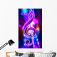Abstract with Treble Clef