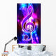 Abstract with Treble Clef