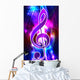 Abstract with Treble Clef