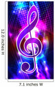 Abstract with Treble Clef
