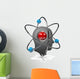 Head Atom Wall Decal