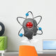 Head Atom Wall Decal
